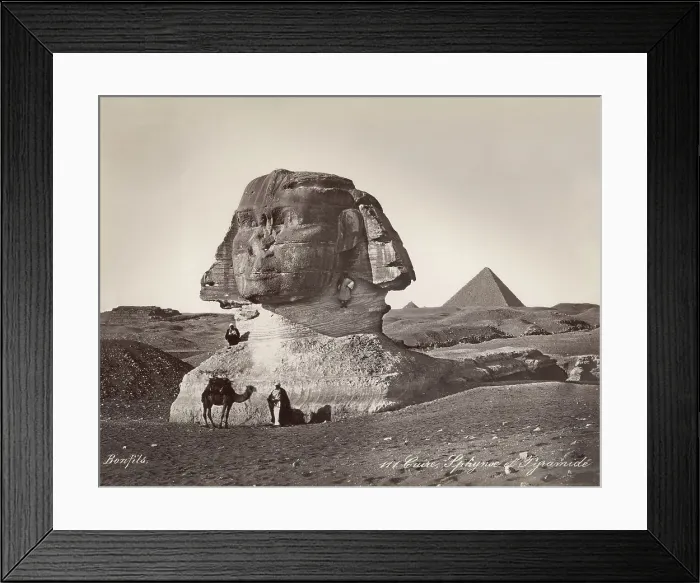 Framed Print : Egyptian Men with Camel at Sphinx Framed Print : Egyptian Men with Camel at Sphinx