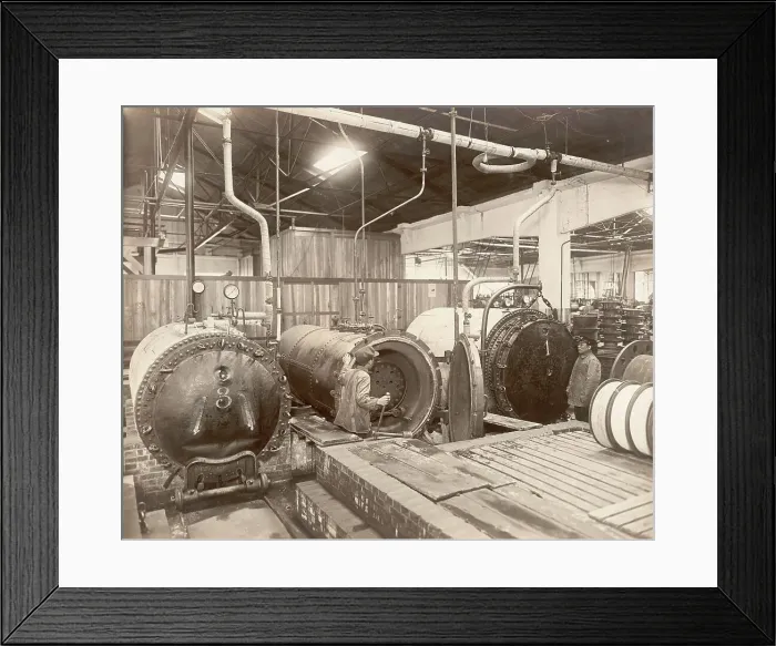 Framed Print : Interior of Tokyo Factory Framed Print : Interior of Tokyo Factory