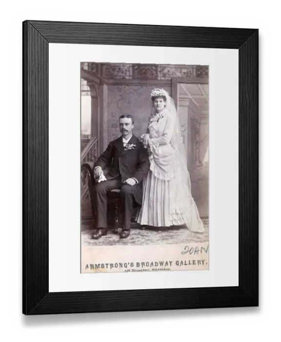Framed Print : Formal Bride And Groom (Who Is Seated) Framed Print : Formal Bride And Groom (Who Is Seated)
