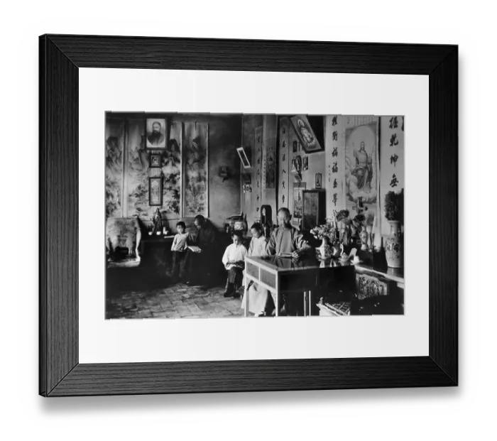Framed Print : Head of the Chinese Christian Community Framed Print : Head of the Chinese Christian Community