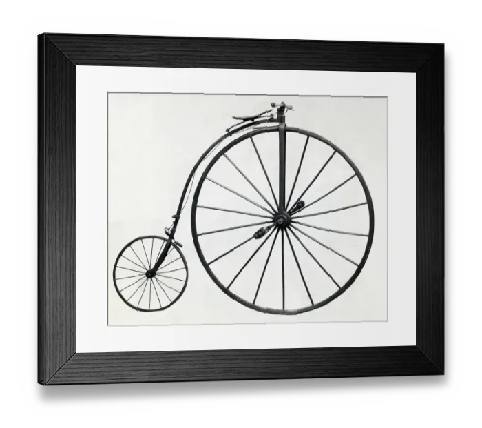Framed Print : High Bike From 1880S Framed Print : High Bike From 1880S