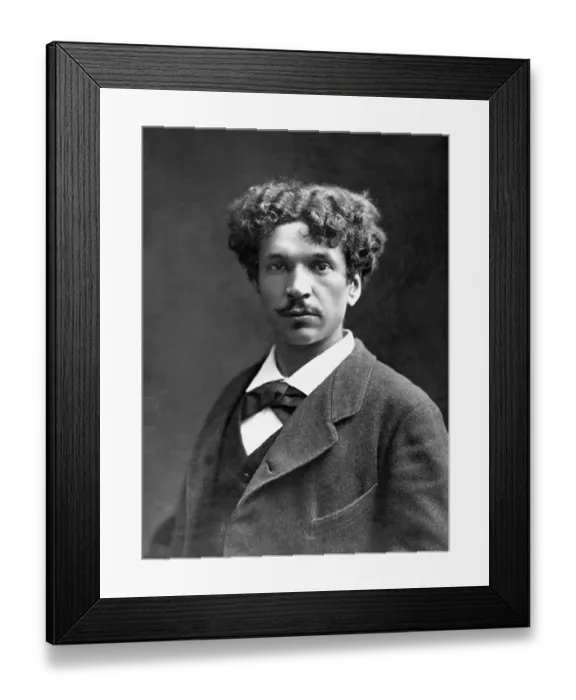 Framed Print : Portrait of Charles Cros Framed Print : Portrait of Charles Cros