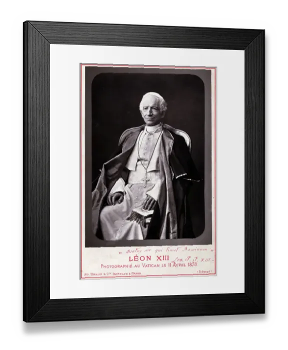 Framed Print : Portrait of Pope Leo XIII