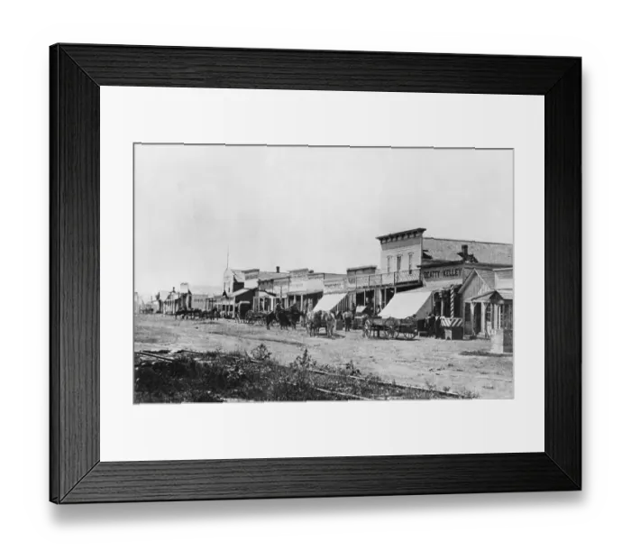Framed Print : Street of Early Dodge City Framed Print : Street of Early Dodge City