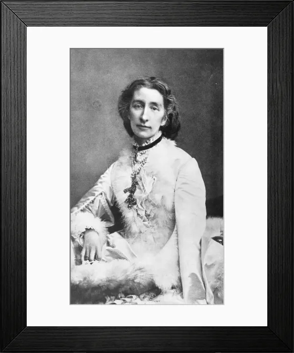 Framed Print : Portrait of Cosima Wagner