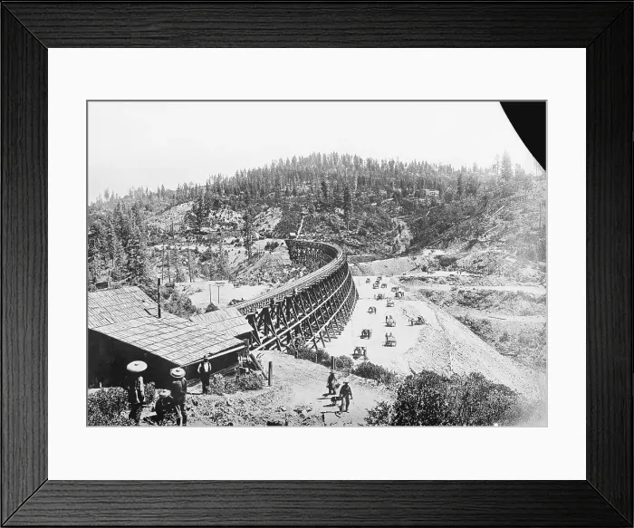 Framed Print : Chinese Railroad Workers Framed Print : Chinese Railroad Workers