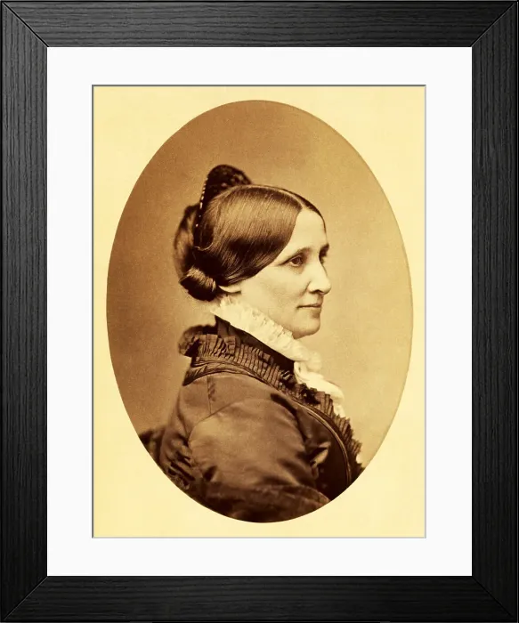 Framed Print : Portrait of Lucy Hayes Framed Print : Portrait of Lucy Hayes