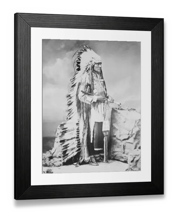 Framed Print : Sioux Indian Framed Print : Sioux Indian