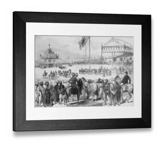 Framed Print : Proclamation Ceremonies for Queen Victoria Framed Print : Proclamation Ceremonies for Queen Victoria