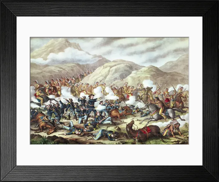 Framed Print : Custer's Last Stand Framed Print : Custer's Last Stand