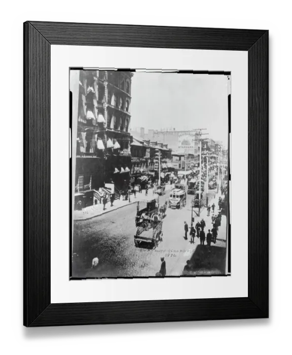 Framed Print : Broadway, North of Chambers Street Framed Print : Broadway, North of Chambers Street