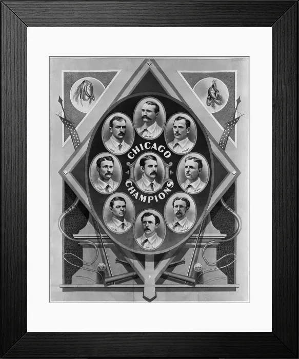 Framed Print : Chicago Champions Team Portrait Framed Print : Chicago Champions Team Portrait