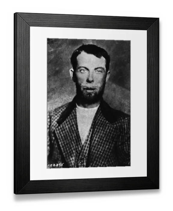 Framed Print : Head and Shoulders Photo of Jim Younger Framed Print : Head and Shoulders Photo of Jim Younger