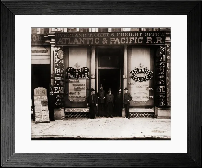Framed Print : Railroad Ticket Office Framed Print : Railroad Ticket Office