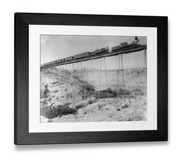 Framed Print : Passenger Train with Two Locomotives Framed Print : Passenger Train with Two Locomotives