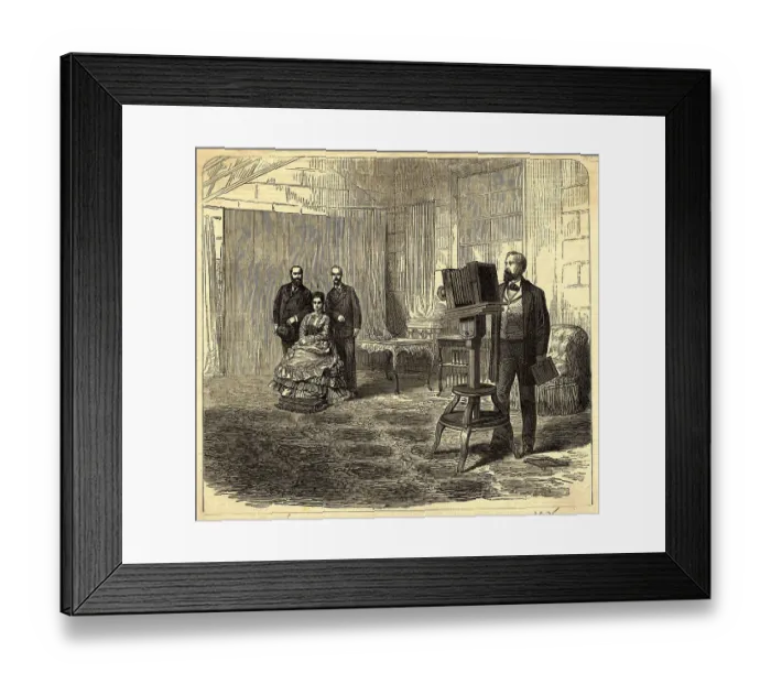 Framed Print : Photographing Royalty of Greece and Wales Framed Print : Photographing Royalty of Greece and Wales