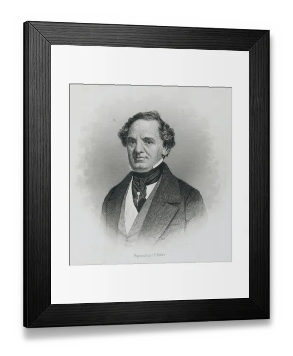 Framed Print : Portrait of Circus Tycoon P. T. Barnum Framed Print : Portrait of Circus Tycoon P. T. Barnum