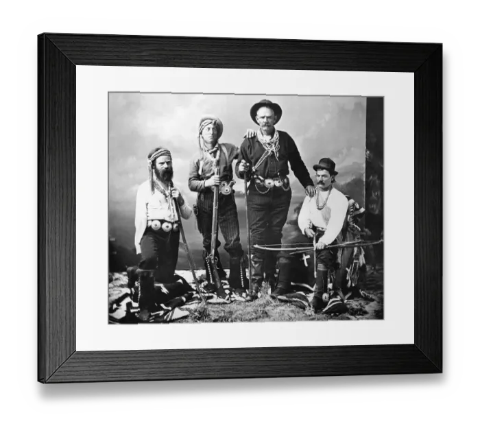 Framed Print : John Wesley Powell in Frontiersman Clothing Framed Print : John Wesley Powell in Frontiersman Clothing