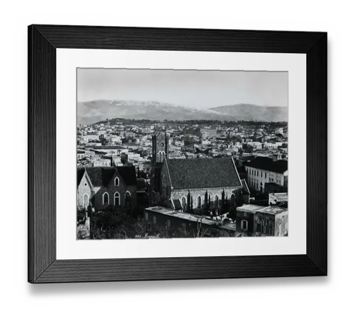 Framed Print : Lebanon Below Mountains Framed Print : Lebanon Below Mountains