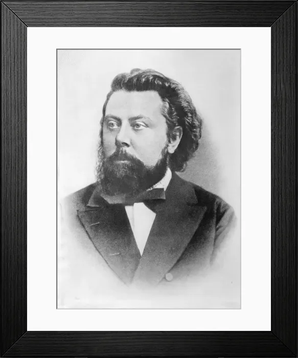 Framed Print : Russian Composer Modest Petrovich Mussorgsky Framed Print : Russian Composer Modest Petrovich Mussorgsky