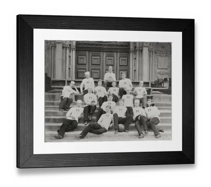Framed Print : Football Team Relaxing Framed Print : Football Team Relaxing