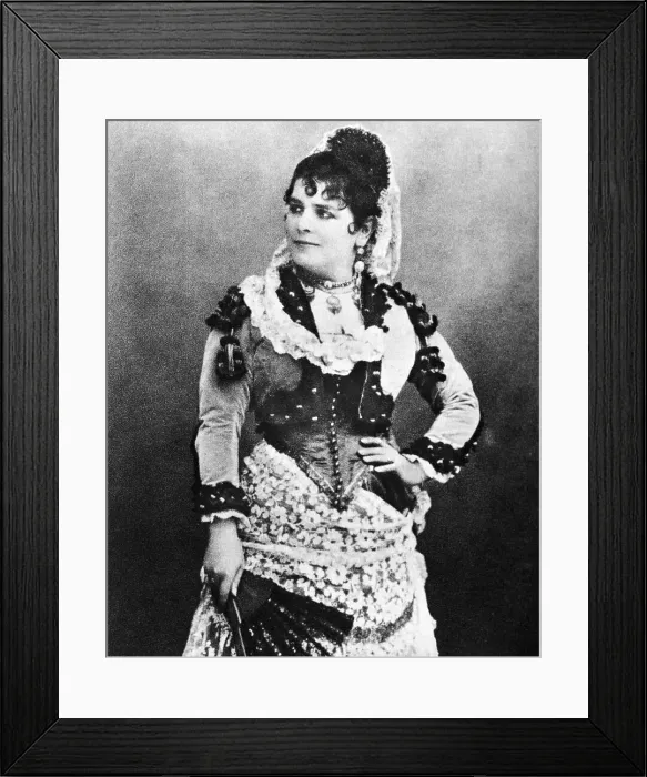 Framed Print : Celestine Galli In The Role Of Carmen Framed Print : Celestine Galli In The Role Of Carmen