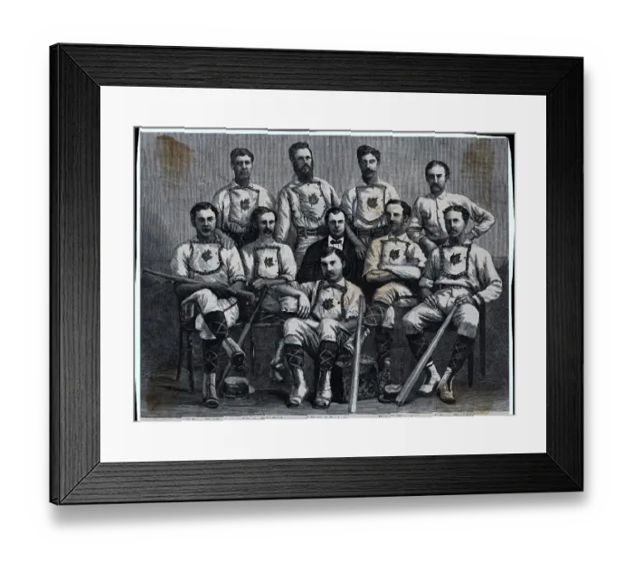 Framed Print : Maple Leaf Baseball Club Framed Print : Maple Leaf Baseball Club