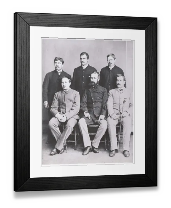 Framed Print : Survivors of the Greely Expedition Framed Print : Survivors of the Greely Expedition
