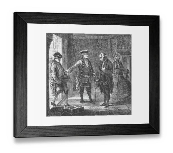 Framed Print : Landgrave William IX and Anselm Rothschild Framed Print : Landgrave William IX and Anselm Rothschild