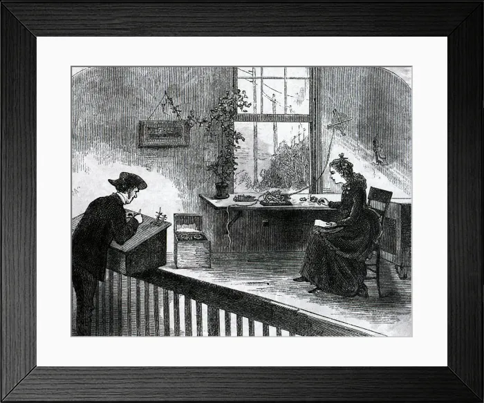 Framed Print : Terminal Station In Telegraph Station