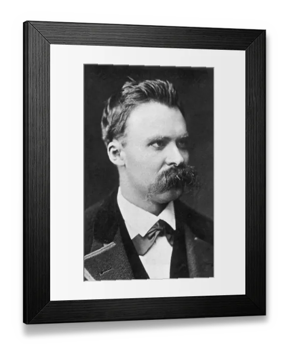 Framed Print : Friedrich Nietzsche