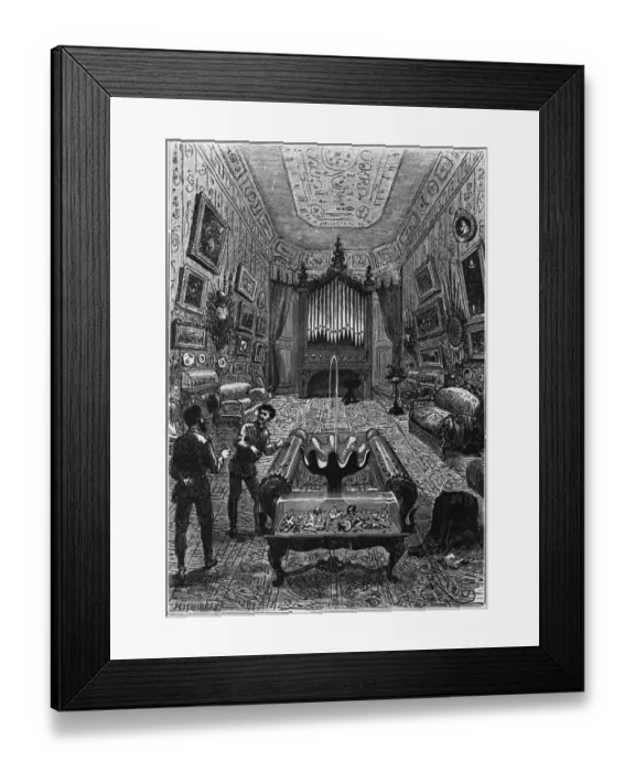 Framed Print : Twenty Thousand Leagues Under the Sea, Interior of the submarine Framed Print : Twenty Thousand Leagues Under the Sea, Interior of the submarine