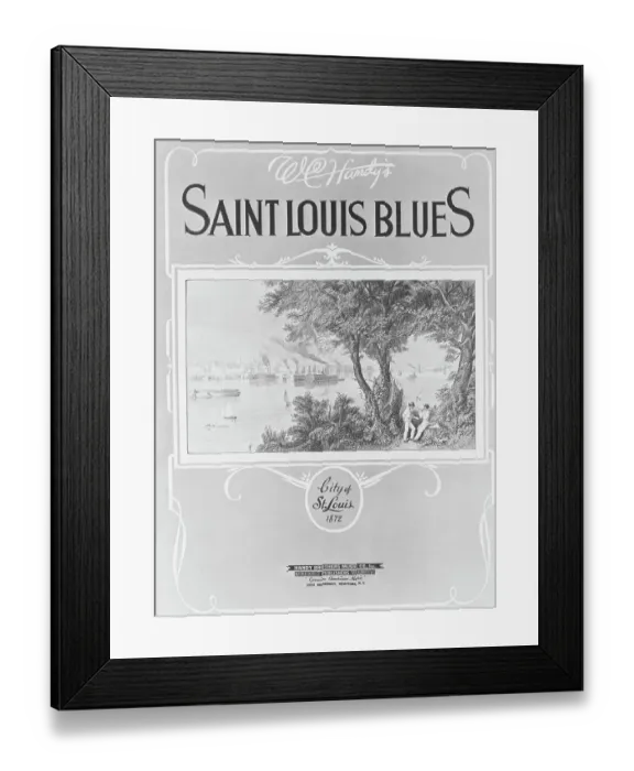Framed Print : Sheet Music Cover