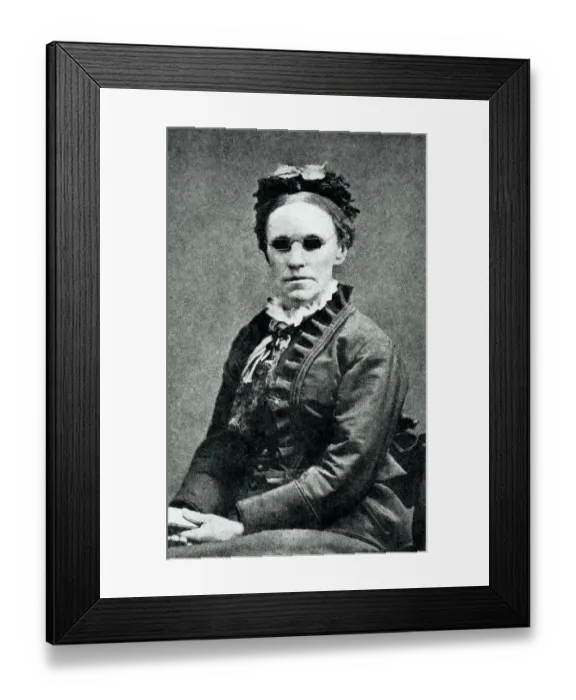 Framed Print : American Hymn Writer Frances Crosby Framed Print : American Hymn Writer Frances Crosby