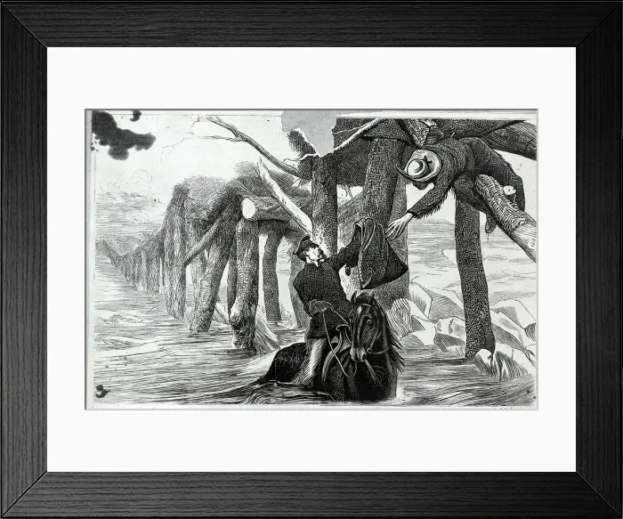Framed Print : Carrying The Mail In The Far West Framed Print : Carrying The Mail In The Far West