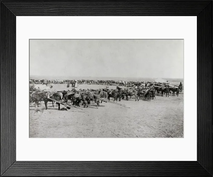 Framed Print : Agency Delivering Food to Native Americans Framed Print : Agency Delivering Food to Native Americans