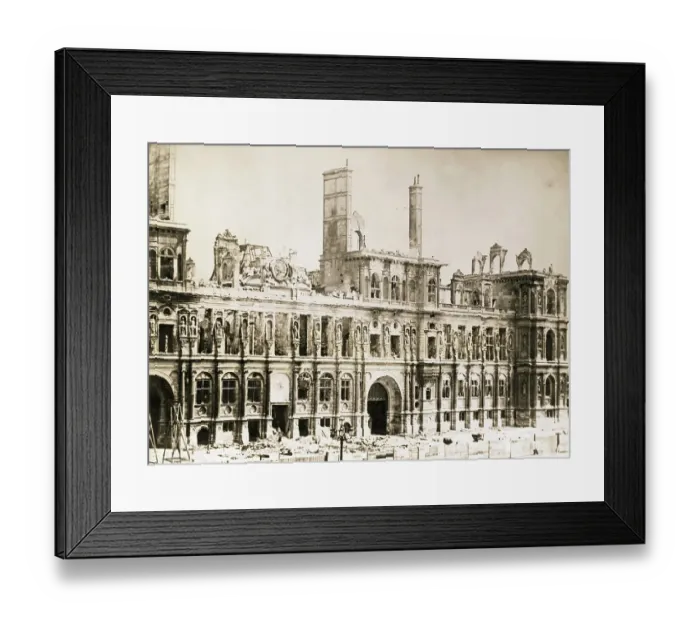 Framed Print : Paris after Bombardment Framed Print : Paris after Bombardment