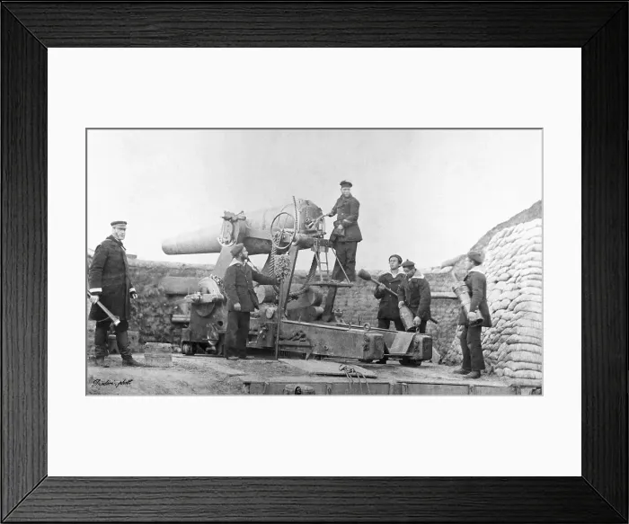 Framed Print : French Soldiers Loading Cannon Framed Print : French Soldiers Loading Cannon