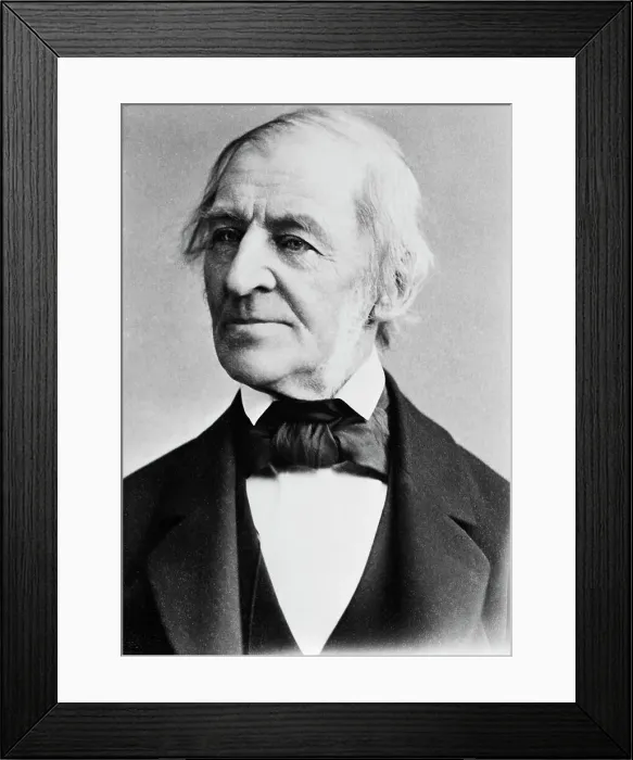 Framed Print : Ralph Waldo Emerson