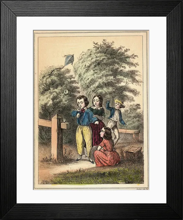 Framed Print : Children at Play Framed Print : Children at Play