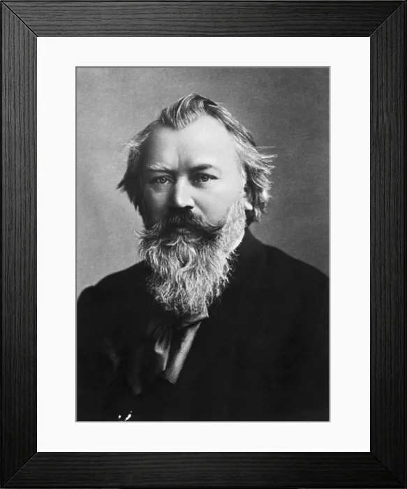 Framed Print : Johannes Brahms Framed Print : Johannes Brahms