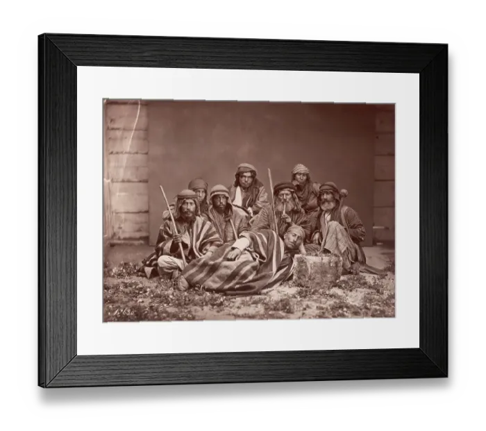 Framed Print : Group of Bedouin Men Framed Print : Group of Bedouin Men