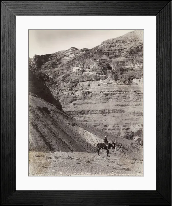 Framed Print : Palestinian Man On Donkey Framed Print : Palestinian Man On Donkey