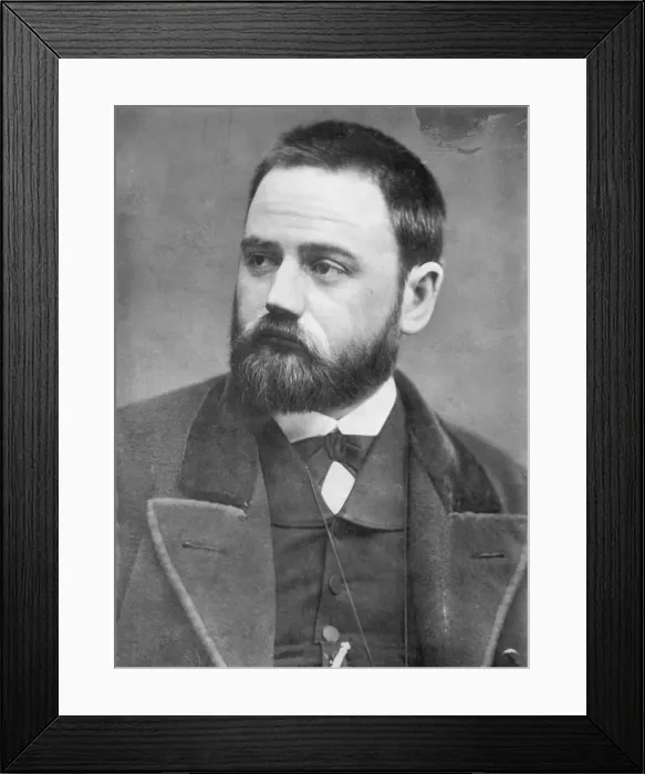 Framed Print : Novelist Emile Zola Framed Print : Novelist Emile Zola