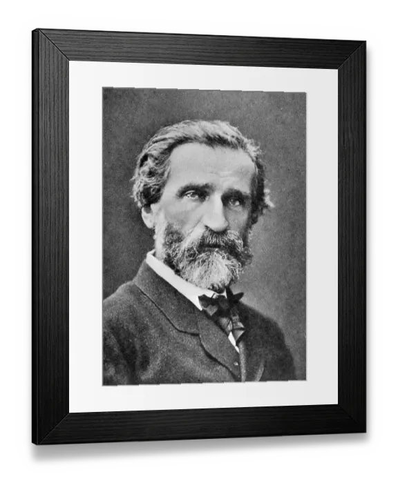 Framed Print : Portrait of Giuseppi Verdi