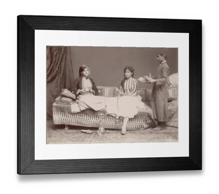 Framed Print : Syrian Women Resting Framed Print : Syrian Women Resting