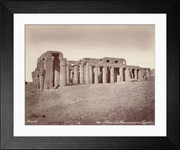 Framed Print : The Ramesseum Framed Print : The Ramesseum