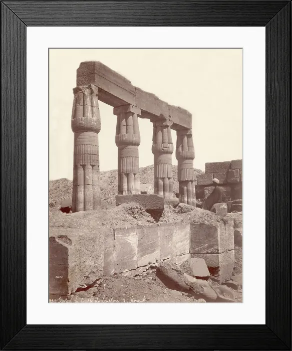 Framed Print : Columns at Temple of Luxor Framed Print : Columns at Temple of Luxor