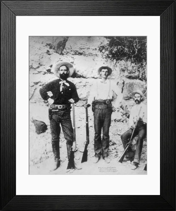 Framed Print : Jesse James with Member of his Gang Framed Print : Jesse James with Member of his Gang