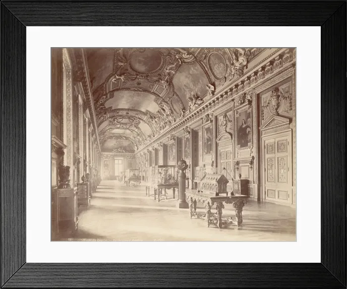 Framed Print : La Galerie D'Apollon in The Louvre Framed Print : La Galerie D'Apollon in The Louvre